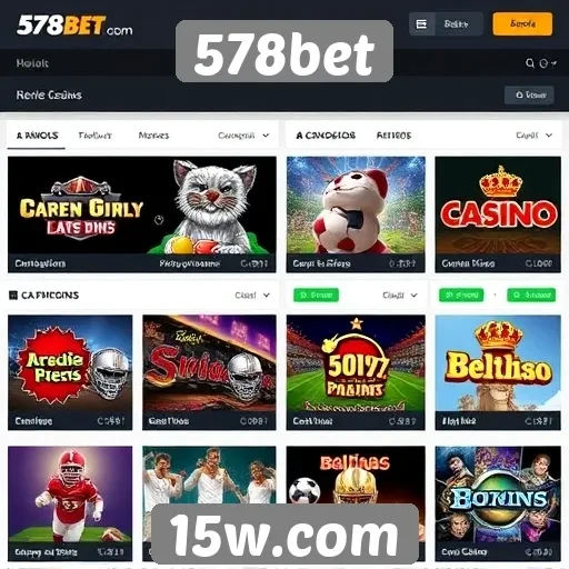 Análise das opções de jogos disponíveis na 578bet